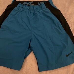 Nike Men’s Blue & Black Dri-FIT Athletic Shorts Size Small